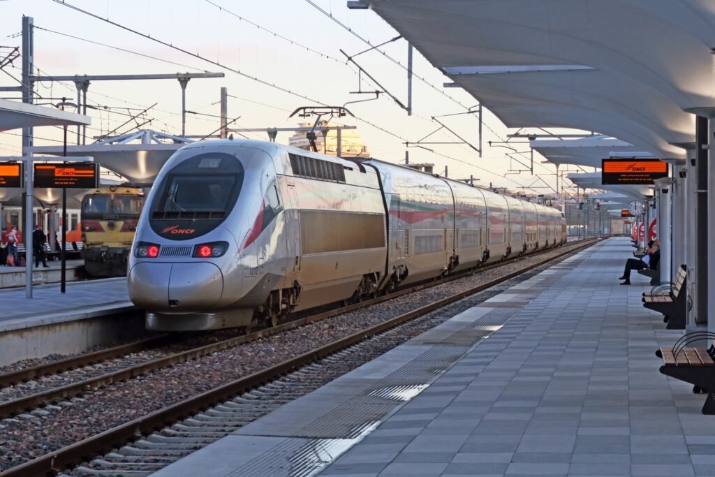 Le TGV Al Boraq en gare de Tanger Ville